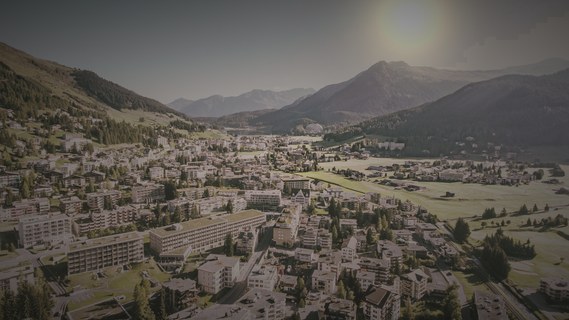 Panorama von Davos